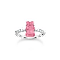 Thomas Sabo TR2459-052-9-52 Bague argent avec Ours d'or rose et zircon Femme