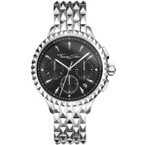 Thomas Sabo WA0346-201-203 Rebel at Heart Chronographe Montre Femme 38mm 3ATM