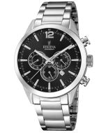 Festina F20343/8 Timeless Chronographe Montre Homme 43mm 10ATM