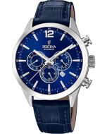 Festina F20542/2 Timeless Chronographe Montre Homme 44mm 5ATM