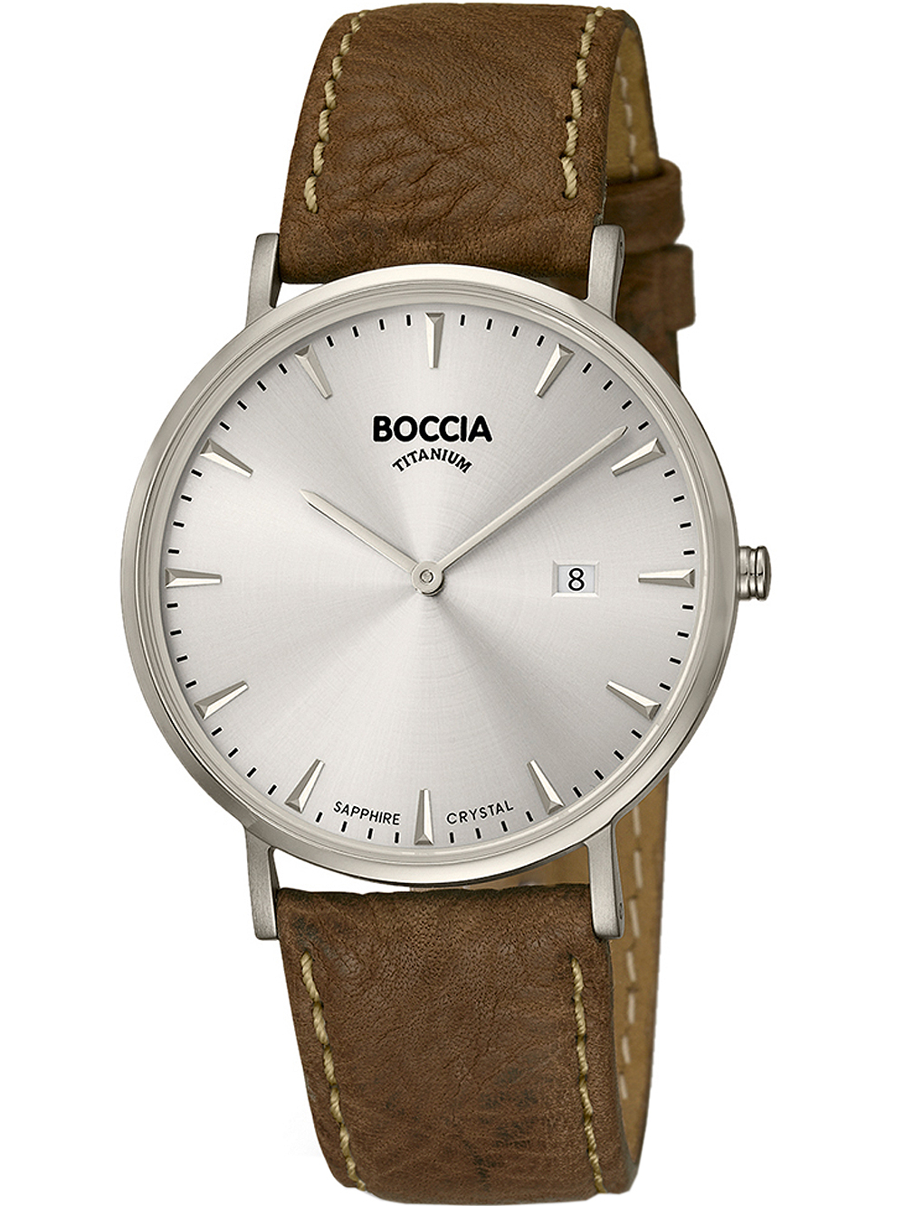 Montres Boccia 3648 01 Montre pour hommes Titane 39mm pour Hommes